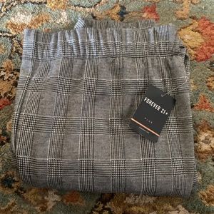 Plaid pants from forever 21